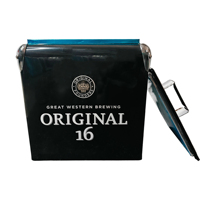 Haute qualité Vintage fer 13 litres extérieur glacière Portable Camping voyage BBQ RV pique-nique fête pêche ménage glace poitrine