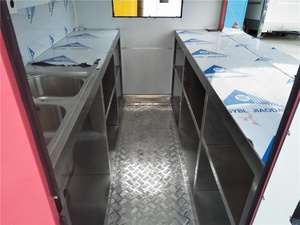 Chariot de restauration mobile pour hot-dogs, crèmes glacées et crêpes, prix de gros usine, à vendre - Product Image 6