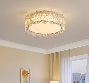 <span class=keywords><strong>Plafonnier</strong></span> de luxe <span class=keywords><strong>en</strong></span> plumes-Luminaire <span class=keywords><strong>en</strong></span> cristal de style crème français avec <span class=keywords><strong>plafonnier</strong></span> de lustre de protection à spectre complet - Product Image 4