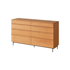 Commode à huit tiroirs en bois massif de cerisier pour chambre à coucher - Product Image 4