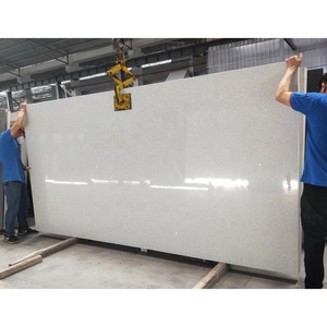 Thiết Kế Màu Thạch Anh Phổ Biến Đá Thạch Anh Trắng Lấp Lánh Cho Mặt Bàn, Mặt Bàn Trang Điểm, Tấm Thạch Anh Nhân Tạo - Product Image 6