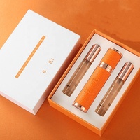 Boîte d'emballage en papier blanc personnalisé mini boîte d'échantillon de parfum ensemble bouteille de parfum vide avec boîte ensemble de 30ml 10ml
