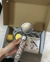 Ensemble de 3 douches à main pour spa avec haute pression, économie d'eau, design moderne, finition chromée, garantie 5 ans