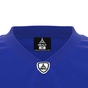 Camiseta Deportiva HEALY Azul-Naranja Estilo Urbano No.23, Camiseta de Béisbol Personalizada para Hombre, Cómoda y Moderna con Estampado de Grafiti - Product Image 4