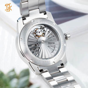 Montre-bracelet mécanique automatique à tourbillon personnalisée OEM, cristal saphir, acier inoxydable, pour hommes, Relojes Luxurious - Product Image 3