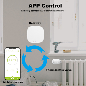 Tuya Smart Wifi Zigbee attuatore riscaldamento termostato valvola radiatore intelligente - Product Image 6