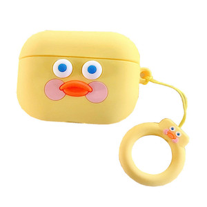 Funda para Auriculares Airpods Pro 3D con Diseño de Pato y Pollito, Funda para Auriculares Inalámbricos Apple Airpods 4 3, Kawaii, con Anillo para el Dedo - Product Image 5