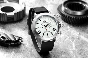 Reloj de Lujo PAULAREIS para Hombre con Correa de Silicona, Reloj de Pulsera Mecánico Automático Grande, Cronógrafo Resistente al Agua - Product Image 3