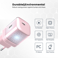 Tommox 30W GaN Kristal PD Hızlı Şarj Cihazı Şeffaf USB-C Duvar Tipi İngiliz Prizli Şarj Adaptörü Renkli Telefon Şarj Cihazları Toptan