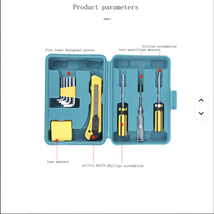 Kit de réparation automobile d'urgence 6-en-1 de haute qualité, outils en fer malléable, poignée antidérapante, étui de rangement rigide portable WK-37-CS OEM Supp - Product Image 4
