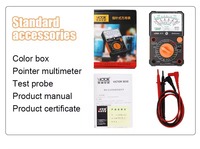 Multimètre analogique manuel VICTOR 3010, AC/DC 1000V 10A, testeur de niveau audio et de diode, précision de classe 3%, résistance 10k, OEM