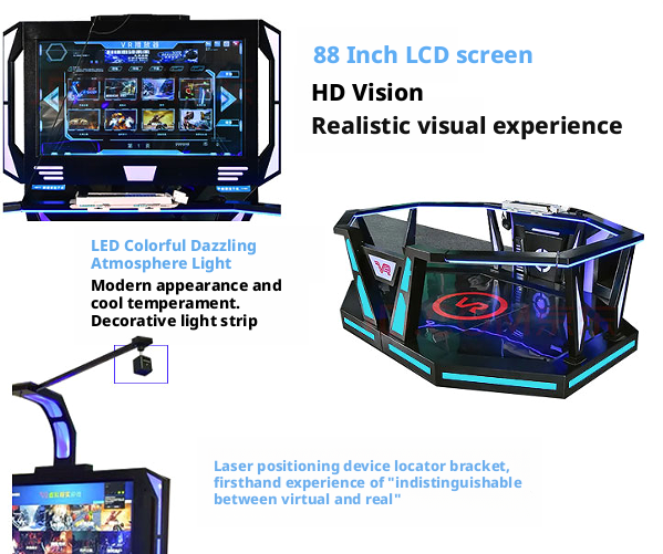 ORANGLES 360° VR Rhythm Lightsaber Simulator | 9D Interactive Shooting & Music Game Machine, Dual-Player Arcade Equipment for Shopping Malls & Entertainment Centers (Kuwait) - detailed closeup view - illustrating benefits - Image 3 of 6 | created for all | Shop 360° VR Rhythm Lightsaber Simulator | 9D Interactive Shooting & Music Game Machine, Dual-Player Arcade Equipment for Shopping Malls & Entertainment Centers (Kuwait) North Carolina | Free Shipping ORANGLES