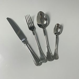 Juego de Cubiertos Pei Jiale de Acero Inoxidable 304 Estilo Vintage, Cuchillo, Tenedor y Cuchara con Acabado Pulido Espejo para Restaurantes y Hoteles Occidentales - Product Image 2
