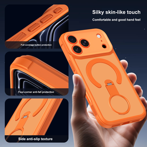 เคสโทรศัพท์แม่เหล็กแบบด้านสำหรับขายส่ง สำหรับ iPhone 17 11 12 13 Pro Max 14 15 16 Plus พร้อม 360 °   ฝาครอบป้องกันขาตั้งแบบหมุนได้ - Product Image 5