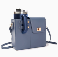Sac à bandoulière portable Zenos pour bouteille d'eau, sacoche quotidienne (bouteille d'eau non incluse)