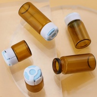 3ml-30ml Flacon ambré en verre de pénicilline de pharmacie pour injection avec bouchon en caoutchouc Flacon en verre de poudre lyophilisée de 10ml