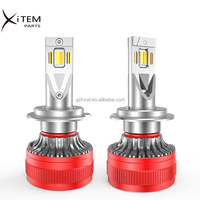 Ampoule de phare LED à commande vocale 3000k 6000k 4300k H1 H4 H7 H11 9005 9006 9012 Ampoule de phare antibrouillard Canbus 150w Haute puissance Lumière de voiture