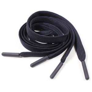 Garment Accessories Customized Polyester Flat Drawcord Cotton Nylon Injection Drawstring for Work ID Card Hoodie <strong>Draw</strong> <strong>Strings</strong> - Product Image 2