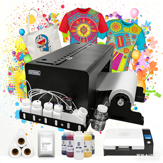 HUACAI 12 Inch A3 A3+ Brand New Model DTF Printer With Powder Shaking Machine for Epson L805 L1800 XP600 DTF Printer
