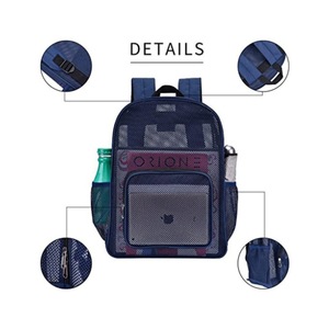 Hot Sale <b>Heavy</b>-<b>Duty</b> Women's Mesh School <b>Backpack</b> Business Travel Storage Bag - Product Image 2