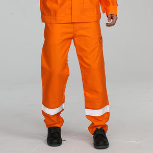 Vêtements de travail ignifuges Xinke, type split, en coton, orange, avec bandes réfléchissantes, uniformes de sécurité pour les travailleurs, toutes saisons - Product Image 4