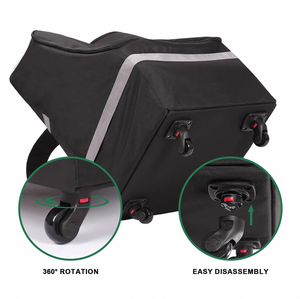 Bolsa de asiento de coche acolchada con ruedas Protege el asiento de coche de tu hijo durante todos tus viajes - Product Image 1