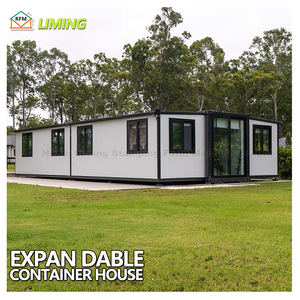 Maison conteneur en acier préfabriquée pliable à double aile extensible de 20 à 40 pieds, deux chambres, une salle de bain, <span class=keywords><strong>pour</strong></span> bureau ou hôtel - Product Image 5