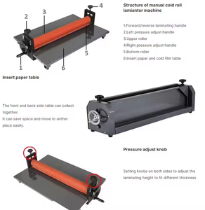 1000 мм ручная машина для холодного ламинирования, ширина ламинирования, ручная машина для ламинирования, офисное оборудование - Product Image 4