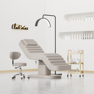 Win Tattoo Table Spa Topper Cover Extension Luxury Facial Massage Salon Curve Beauty Electric Lash Bed - Product Image 1