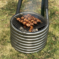 Kit de serpentin de chauffage en acier inoxydable pour bain à remous, spa extérieur et barbecue, compatible chauffage au bois