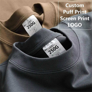 Custom logo Cotton Print T-<b>Shirt</b> t <b>Shirt</b> 240 Gsm 280 Blank Heavy Weight Tshirt Manufacture Heavyweight Oversize T-<b>Shirts</b> Man - Product Image 1