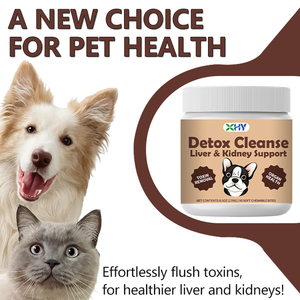 Complément alimentaire naturel pour le foie, friandises à mâcher pour chiens, détoxification des reins et santé hépatique, formule professionnelle pour les soins de santé des animaux de compagnie - Product Image 5