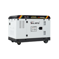 Générateur diesel monocylindre Hiearns New Model DG18000SE3 12 kW, système refroidi par air, utilise un moteur diesel de 25 ch HR998