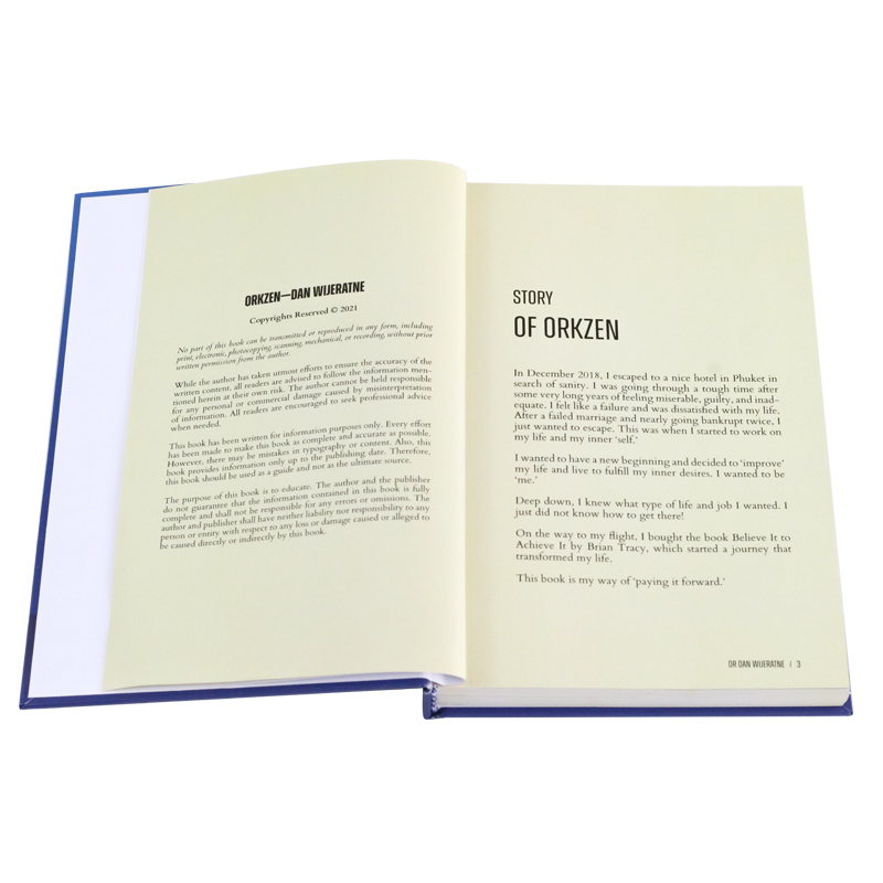 Custom Bestseller Inspirerende Boeken Groothandel Goedkope Hardcover Boekdruk Voor Volwassenen