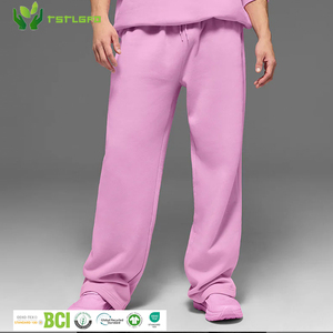 Sweatpants surdimensionnés personnalisés pour hommes, mélange de coton écologique de qualité supérieure pour streetwear, sweatpants baggy pour hommes - Product Image 1