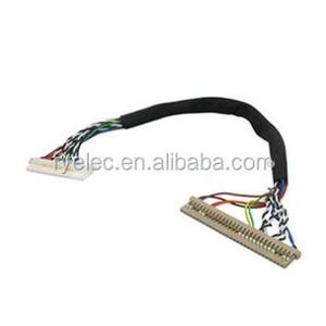 Hot Sale 30-pin LVDS <b>Cable</b> with LVDS Socket Connector to Round Wire Harness for LCD Monitor <b>Display</b> - Product Image 2