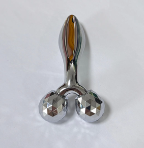 Skin Tightening Face Lifting Zinc Alloy Massage Products Diamond Cut Facial Roller - Product Image 1