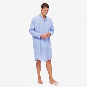 <span class=keywords><strong>Camicia</strong></span> da <span class=keywords><strong>notte</strong></span> da <span class=keywords><strong>uomo</strong></span> in cotone organico Eco Friendly abbigliamento da salotto da <span class=keywords><strong>uomo</strong></span> a manica lunga sostenibile - Product Image 1