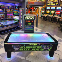 Machine de jeu de hockey à air à pièces pour enfants à pièces Divertissement Jeu de sport de table de hockey à air électrique
