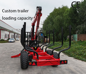 Remolque Forestal de Servicio Pesado <span class=keywords><strong>con</strong></span> <span class=keywords><strong>Grúa</strong></span> y Garra <span class=keywords><strong>para</strong></span> Tractor y Camión - Product Image 6