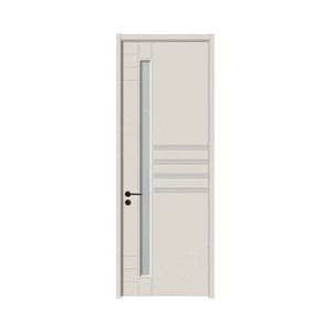 GUJIA-Tablero de madera contrachapada para interiores, <span class=keywords><strong>puertas</strong></span> francesas modernas insonorizadas, de melamina y <span class=keywords><strong>Formica</strong></span>, diseño pivotante, fabricado en hoteles y casas - Product Image 1