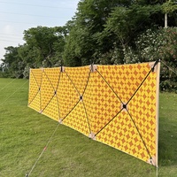 ODM OEM Pare-vent et Pare-soleil en Tissu Oxford Simple Couche pour Camping Extérieur Hiver Quatre Saisons, Caractéristiques Imperméables