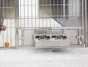 Evcil hayvan kulubesi özel geri çekilebilir köpek kulübesi köpek Run kulübesi sistemi AEOLUS modüler kafes paslanmaz çelik köpek yatılı - Product Image 3