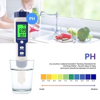 Testeur numérique PH /TDS/ EC/sel/température, stylo numérique, testeur numérique, pureté de l'eau, filtre hydroponique, pour Aquarium, piscine