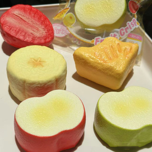 NOUVEAU Jouet Squishy en PU Série Fruits Croustillants Viral Instagram, Thème Alimentaire, Anti-stress pour Enfants et Adultes, Améliore l'Humeur et la Thérapie - Product Image 1