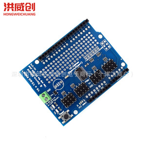 โมดูลไดรเวอร์เซอร์โว PWM 16 ช่อง 12 บิต Hongweichuang สำหรับควบคุมมอเตอร์ Arduino - Product Image 2