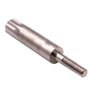 CNC turning milling brass stainless steel connector Threaded Metal Pin Carbon Stainless Steel Round Shaft