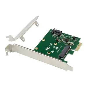 SUNWEIT ST58 PCIe X1 ASM1061 MSATA और SATA SSD SATA3.0 विस्तारित कार्ड PCI एक्सप्रेस MSATA एडाप्टर