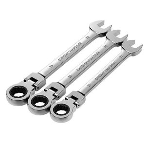 Factory Direct Supply Double-End Open-ended Ratchet Adjustable Wrench Set for Car Repair and Household Hardware <b>Tools</b> Factory Di - Product Image 3