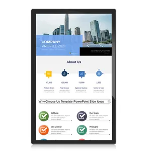 OEM & ODM 10 Inci 42 Inci Pusat Perbelanjaan/Hotel/Toko Dudukan Dinding Digital/Tampilan Lcd/Layar Pemutar Iklan